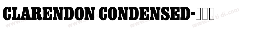 Clarendon Condensed字体转换